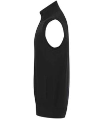 Henbury Sleeveless Zip Through Jumper