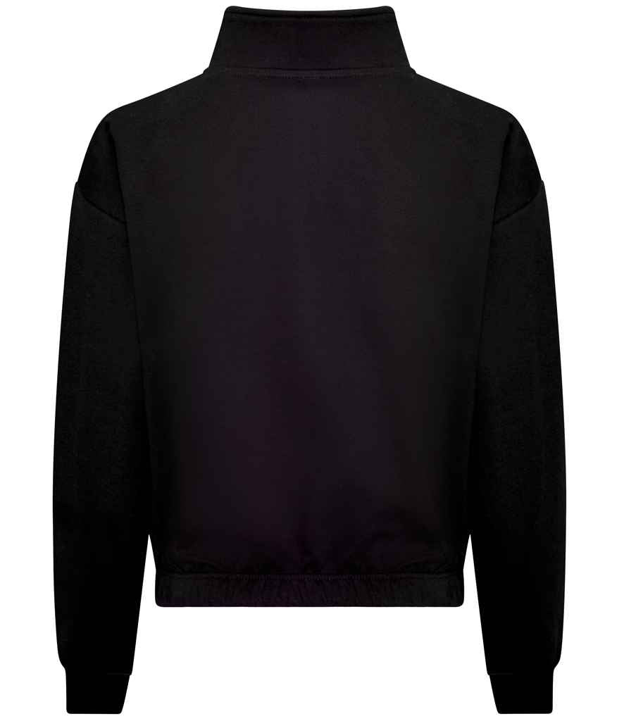 AWDis Ladies Cropped 14 Zip Sweatshirt
