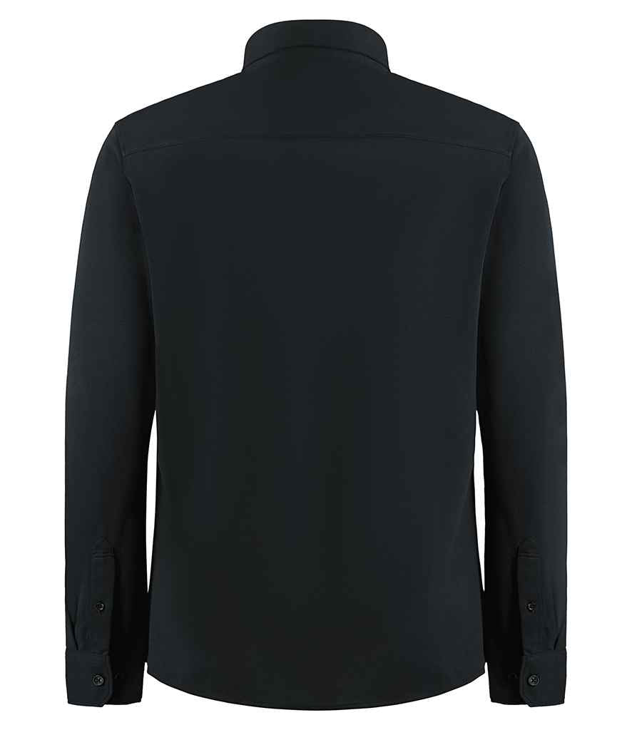 Kustom Kit Long Sleeve Superwash 60C Piqu Shirt