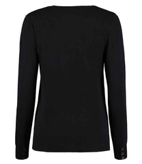 Kustom Kit Ladies Arundel Cotton Acrylic V Neck Cardigan