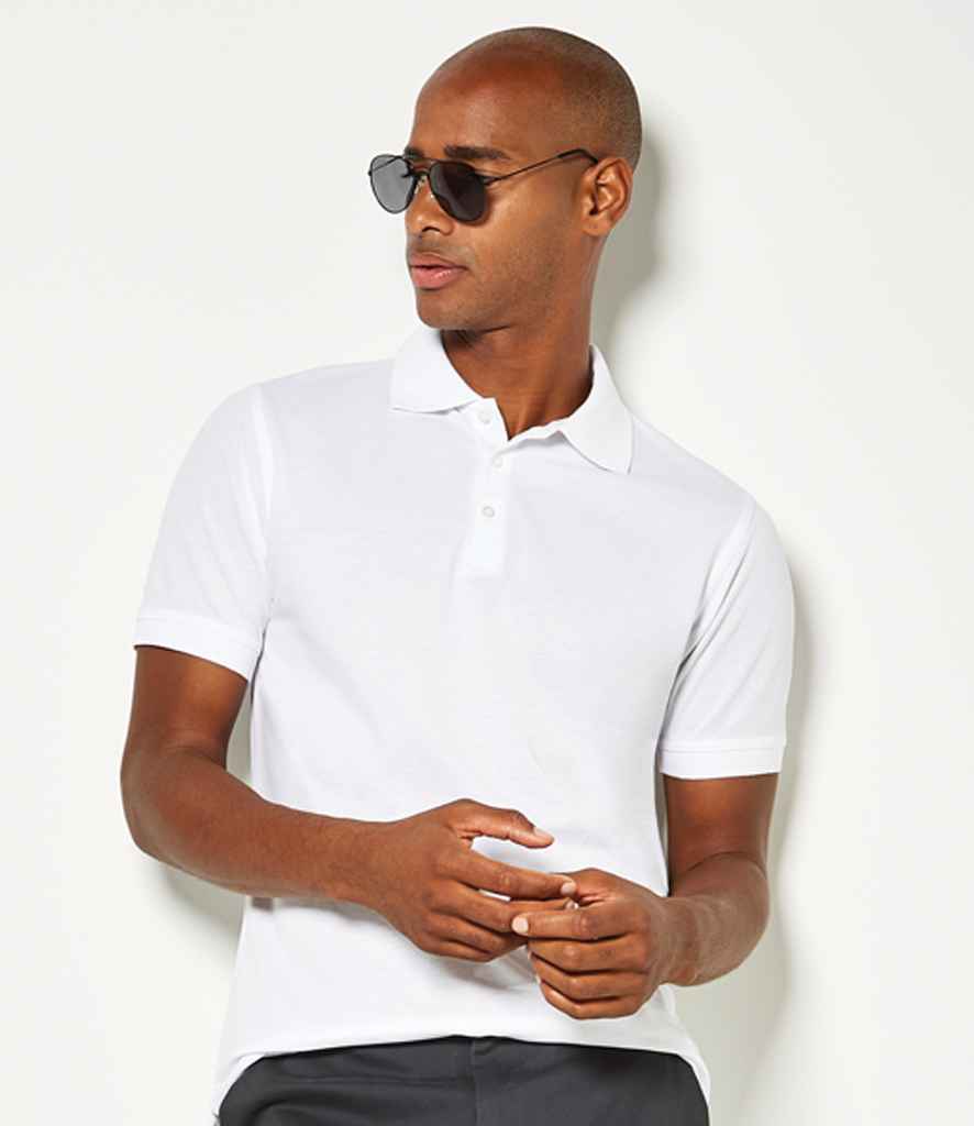 Kustom Kit Klassic Slim Fit PolyCotton Piqu Polo Shirt
