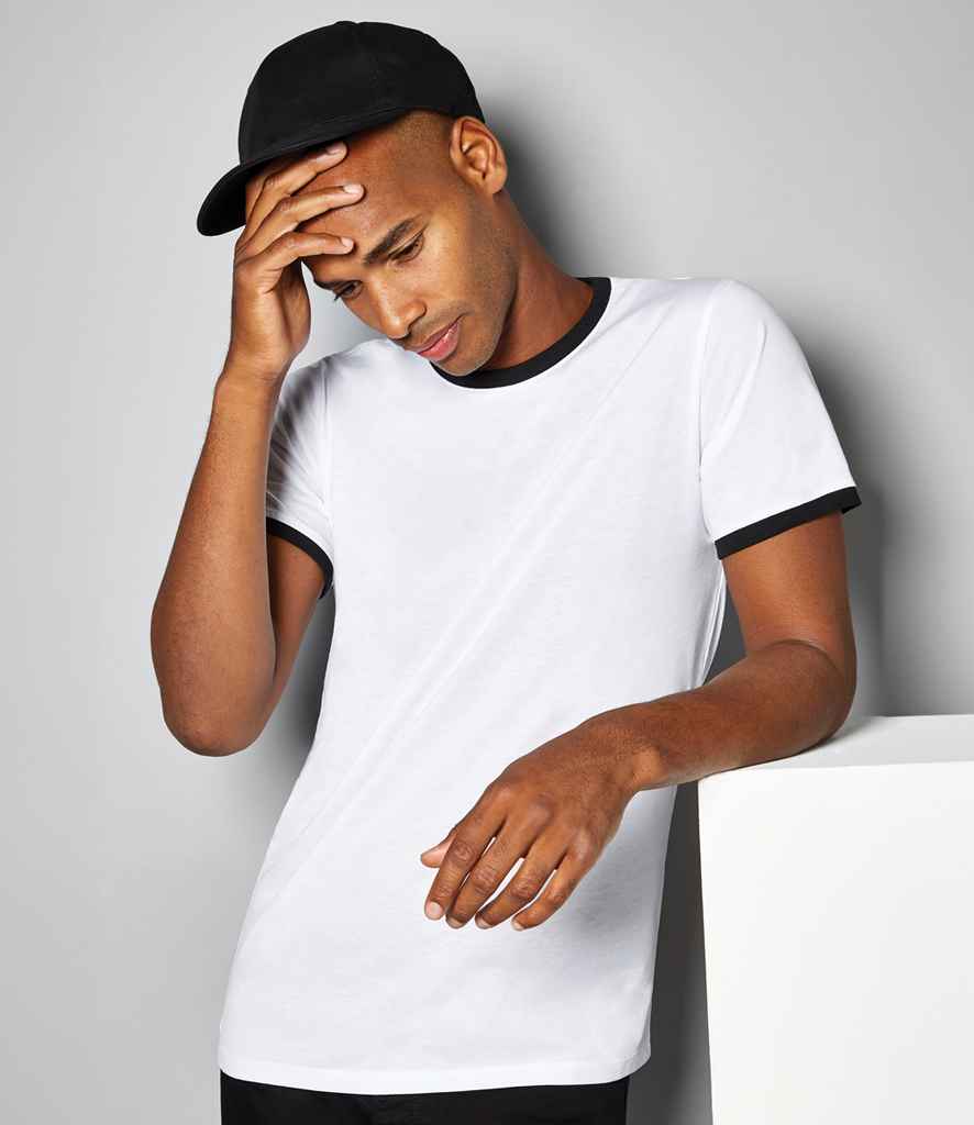 Kustom Kit Fashion Fit Ringer TShirt