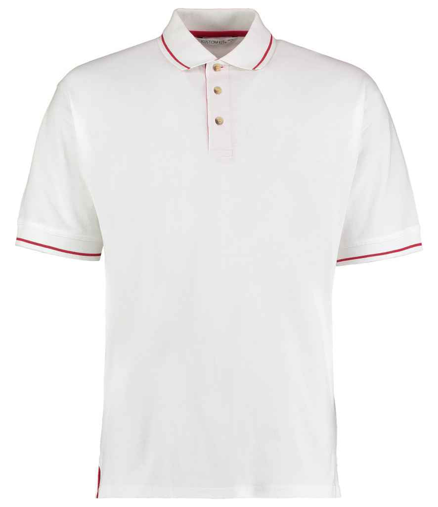 Kustom Kit St Mellion Tipped Cotton Piqu Polo Shirt
