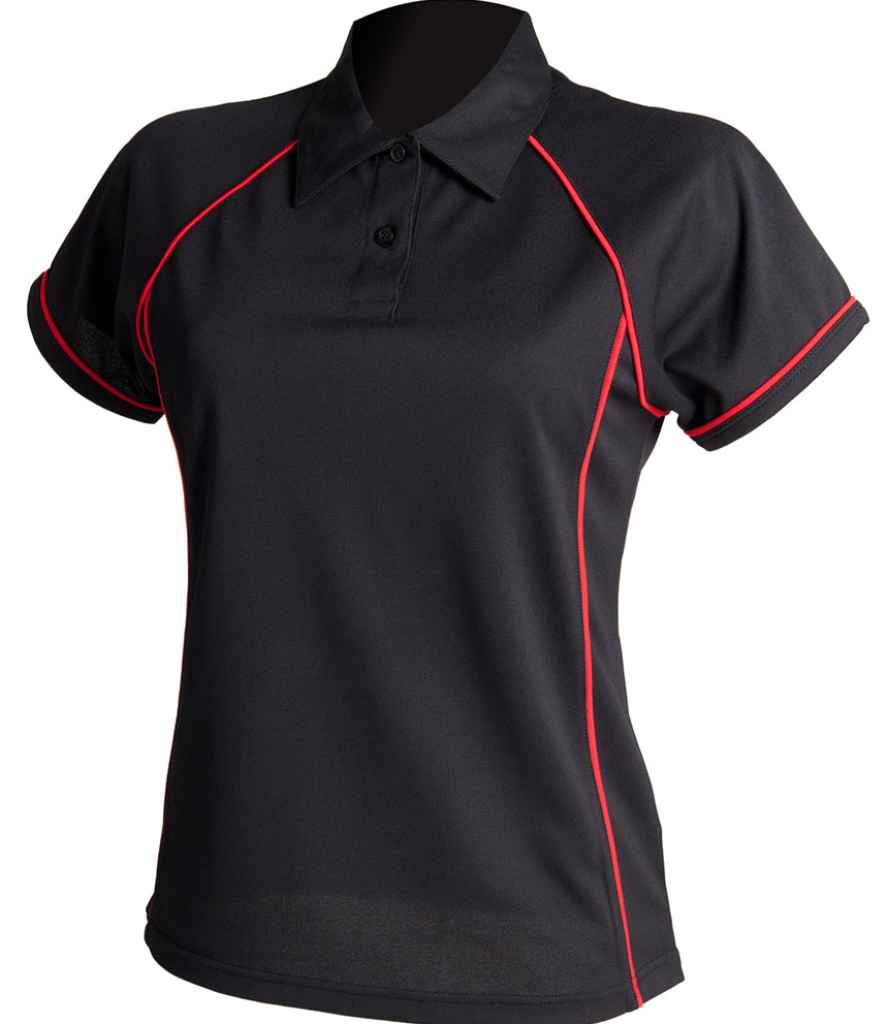 Finden  Hales Ladies Performance Piped Polo Shirt