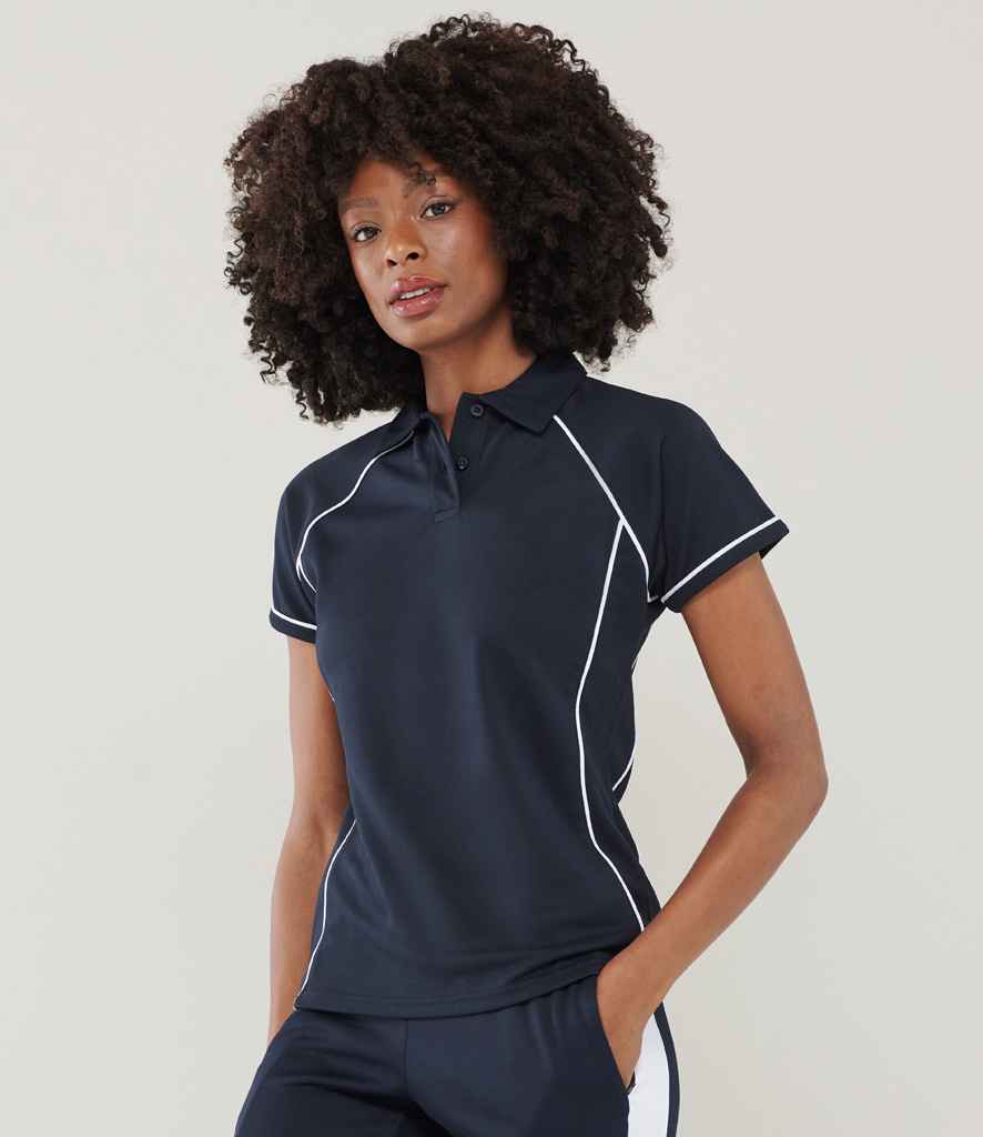 Finden  Hales Ladies Performance Piped Polo Shirt