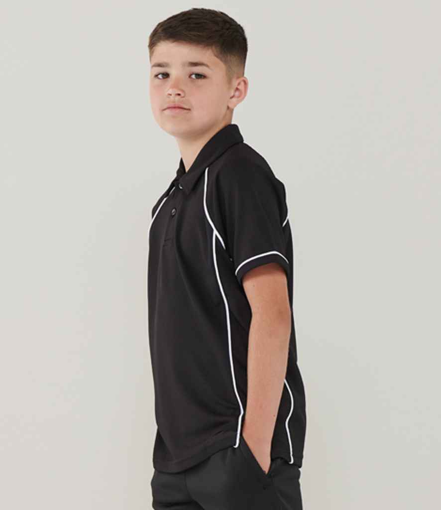 Finden  Hales Kids Performance Piped Polo Shirt