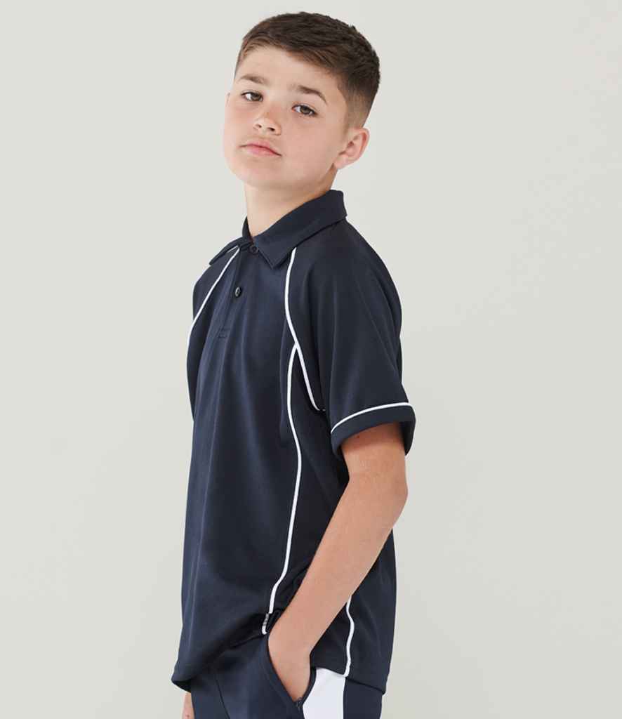 Finden  Hales Kids Performance Piped Polo Shirt