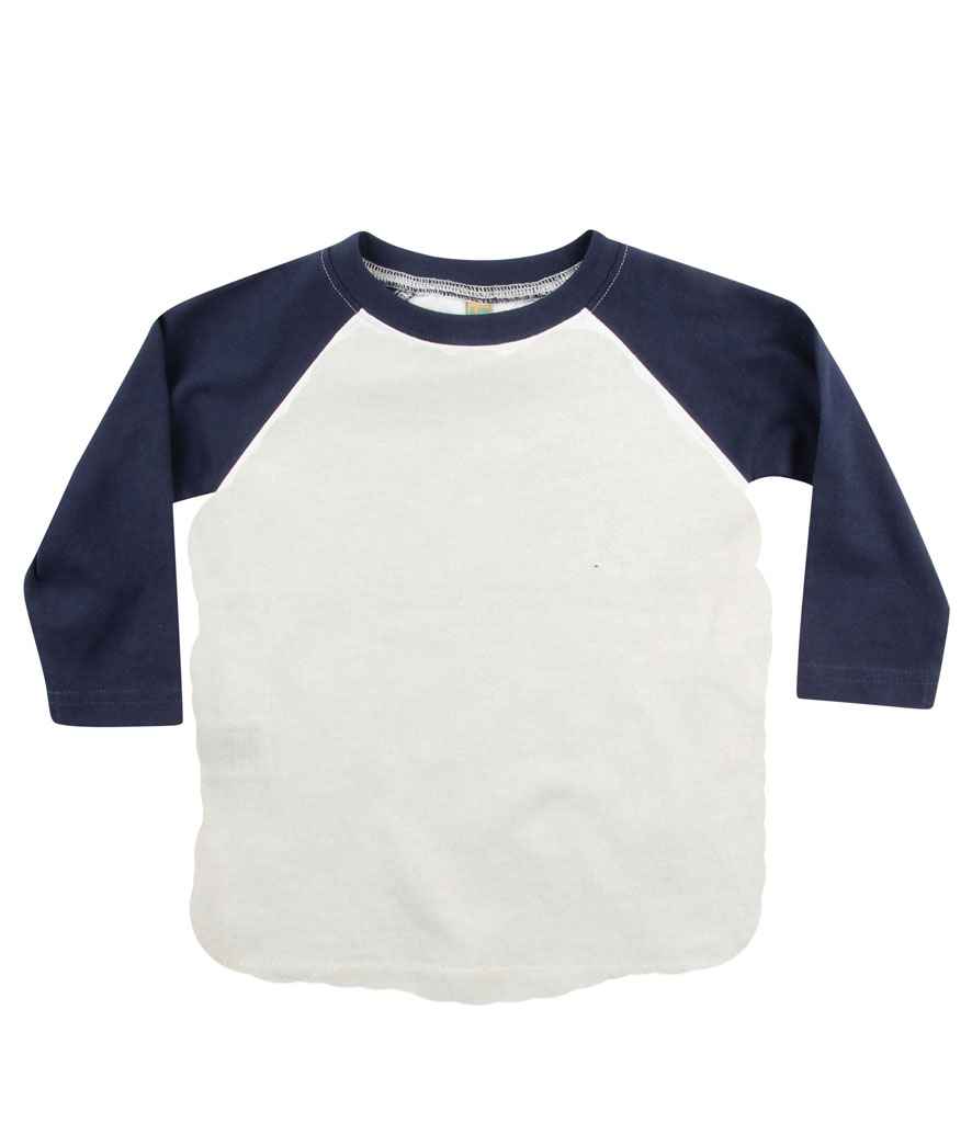 Larkwood BabyToddler Long Sleeve Baseball TShirt