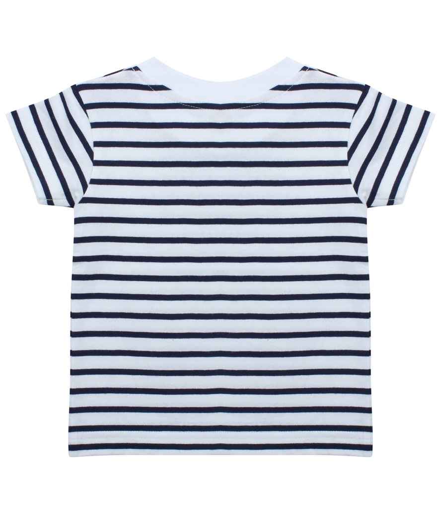 Larkwood BabyToddler Striped Crew Neck TShirt