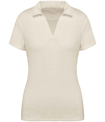 Native Spirit Ladies Terry Towel Polo Shirt