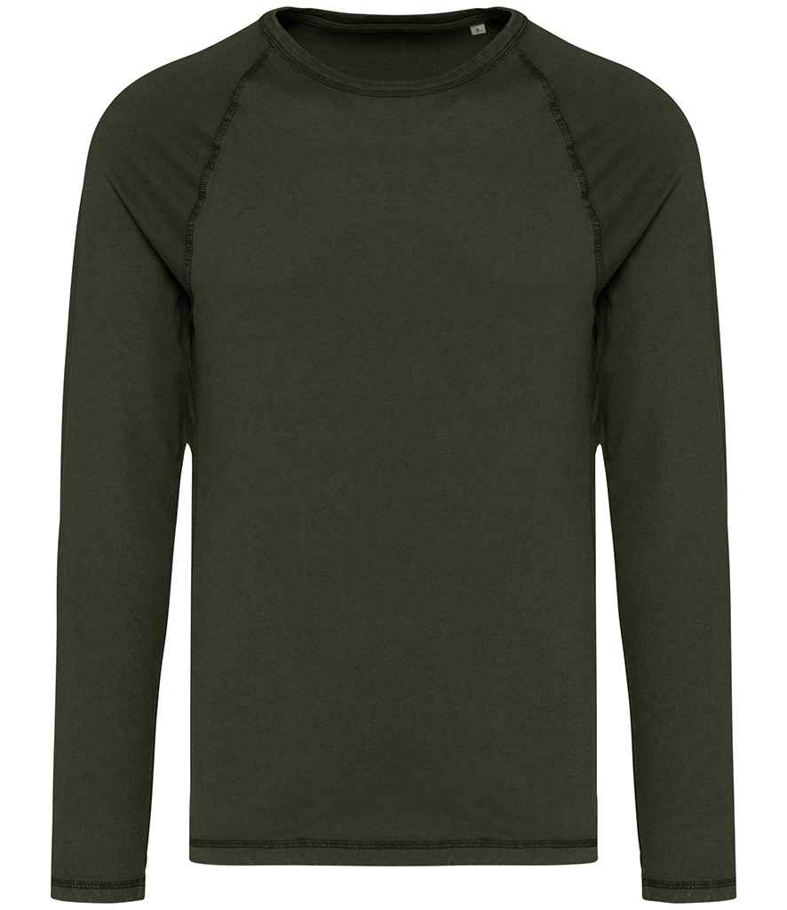 Native Spirit Raglan Long Sleeve Washed TShirt