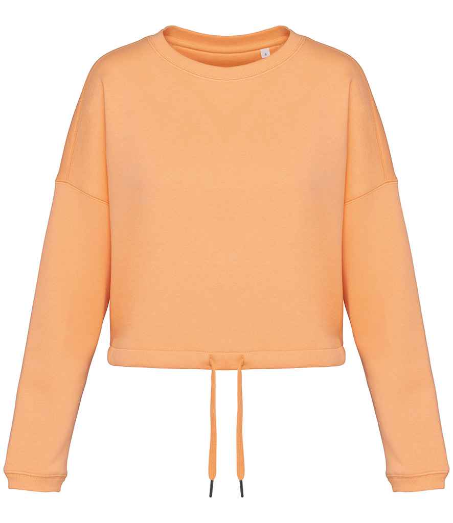 Native Spirit Ladies Oversized Cropped Sweatshirt