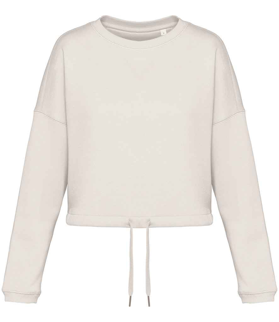 Native Spirit Ladies Oversized Cropped Sweatshirt