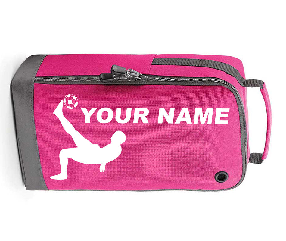 Personalised Any Name Children Boot Bag Boys Football Rugby Kids Sports PE Kit Bag