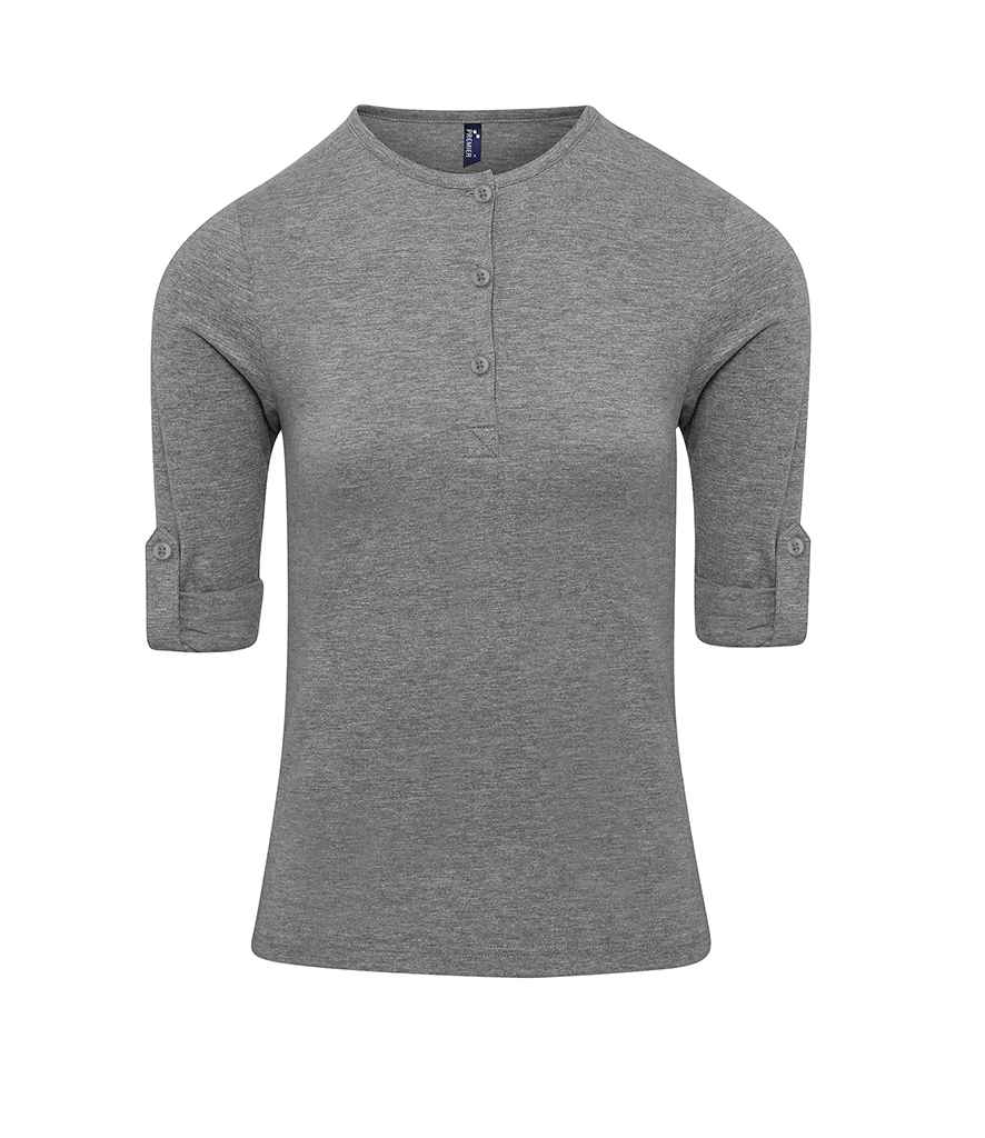 Premier Ladies Long John Roll Sleeve TShirt