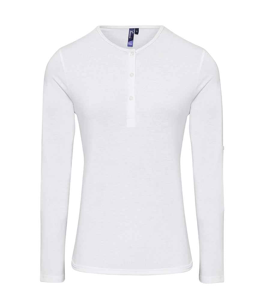 Premier Ladies Long John Roll Sleeve TShirt