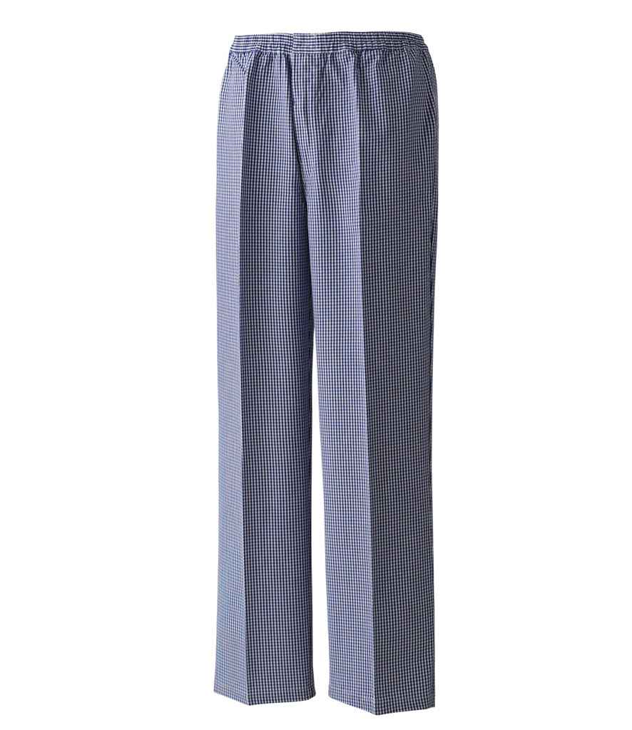 Premier Pull On Chefs Check Trousers