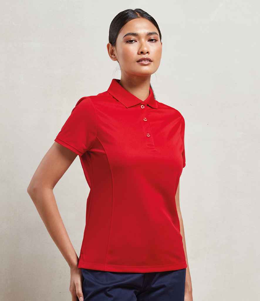 Premier Ladies Coolchecker Piqu Polo Shirt