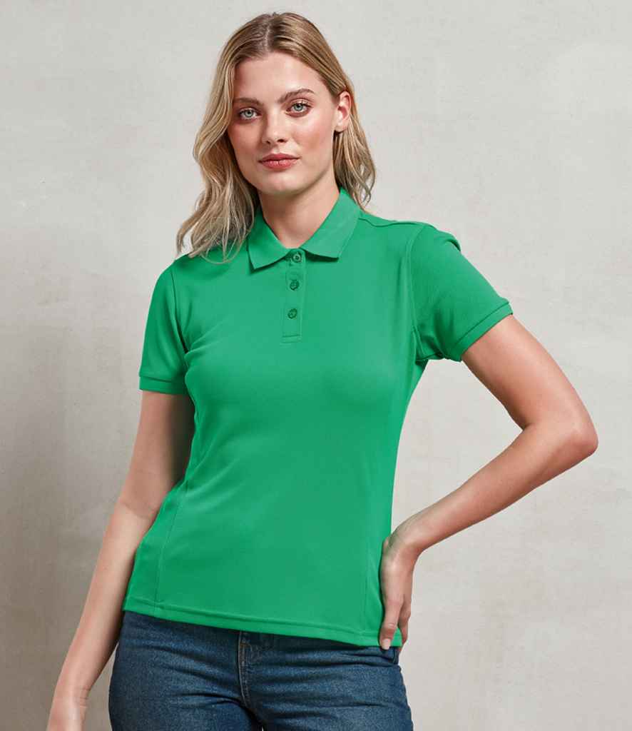 Premier Ladies Coolchecker Plus Piqu Polo Shirt