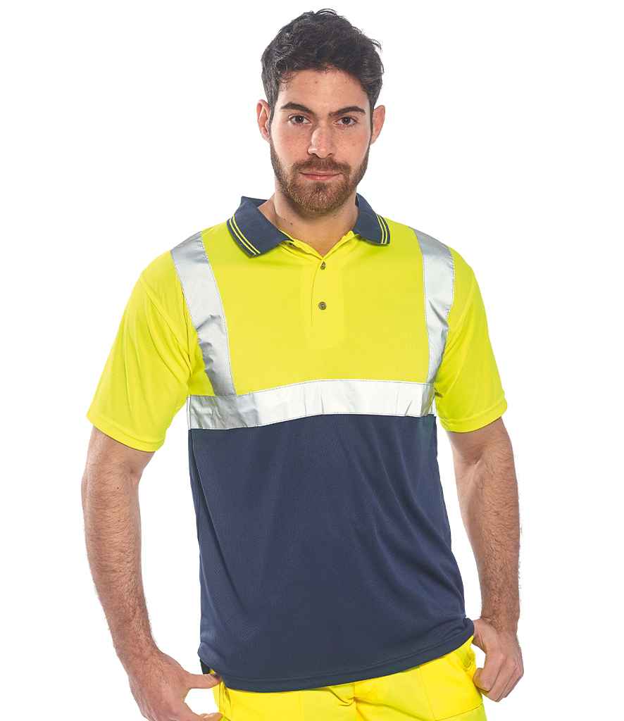 Portwest HiVis Two Tone Polo Shirt