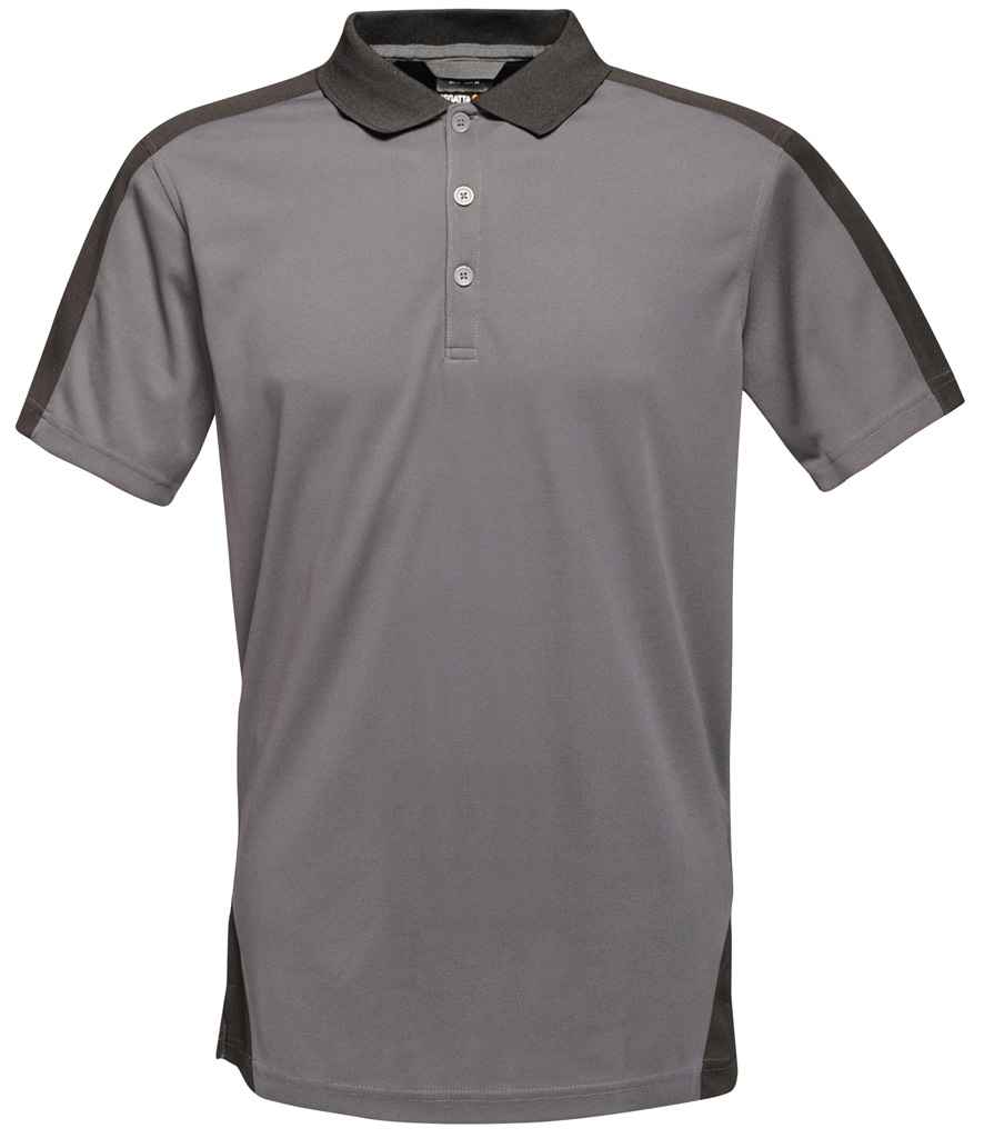 Regatta Contrast Quick Wicking Piqu Polo Shirt