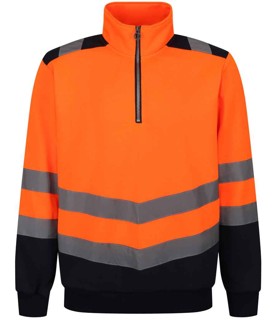 Regatta High Visibility Pro 14 Zip Sweatshirt