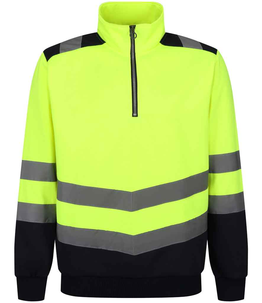 Regatta High Visibility Pro 14 Zip Sweatshirt
