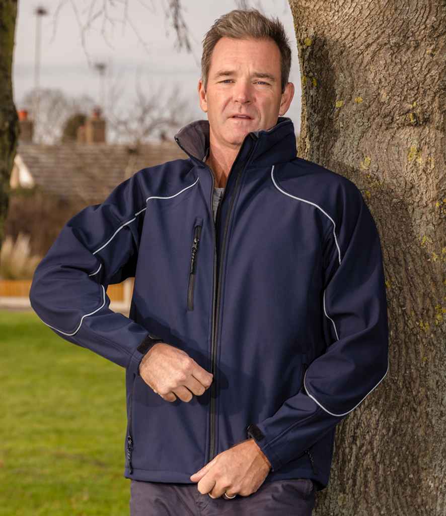 Result WorkGuard Hooded Soft Shell Jacket