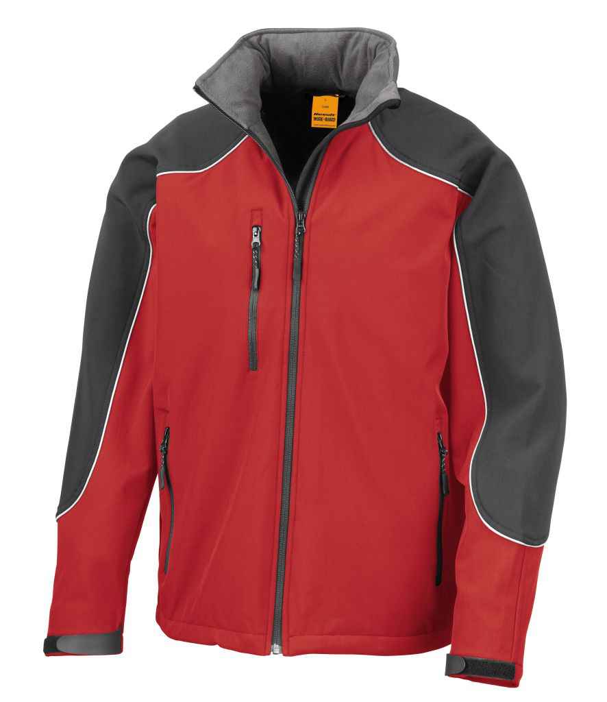Result WorkGuard Hooded Soft Shell Jacket