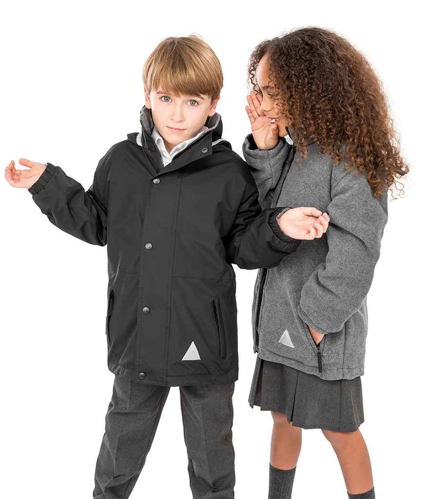 Result KidsYouths Fleece Lined StormDri 4000 Jacket