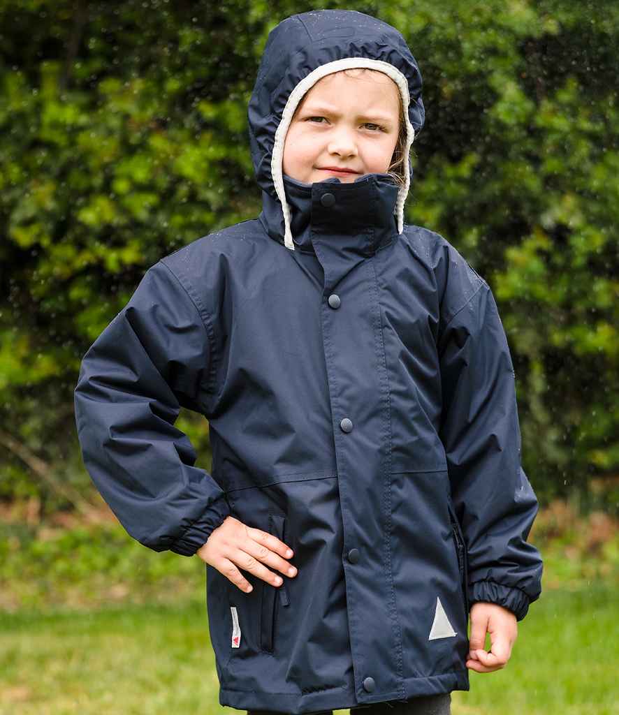 Result KidsYouths Fleece Lined StormDri 4000 Jacket