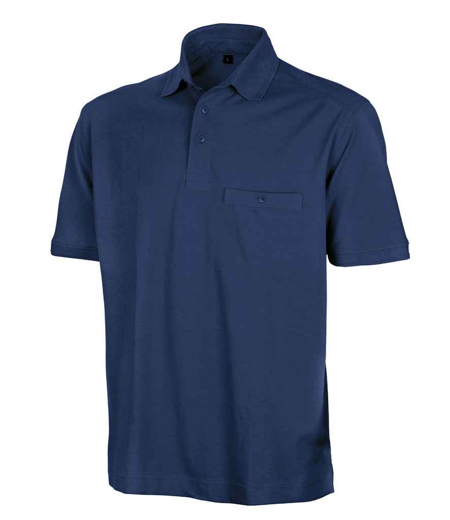Result WorkGuard Apex Pocket Piqu Polo Shirt