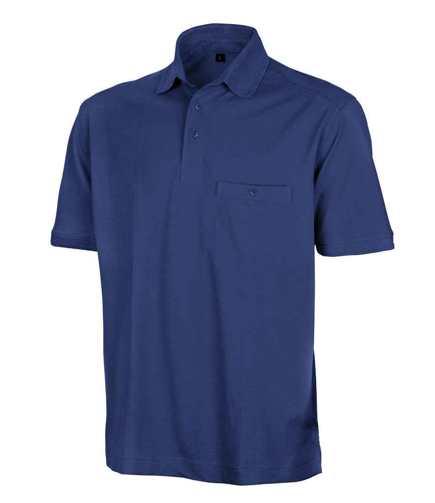 Result WorkGuard Apex Pocket Piqu Polo Shirt