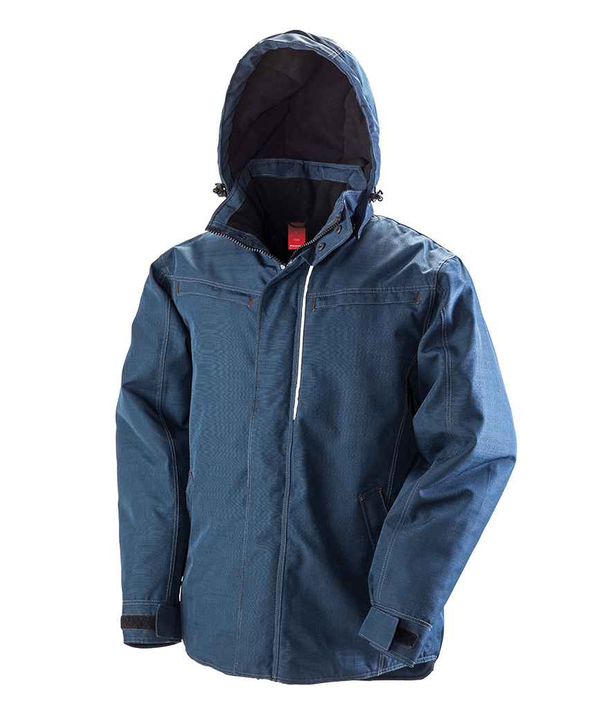 Result WorkGuard Denim Texture Rugged Jacket