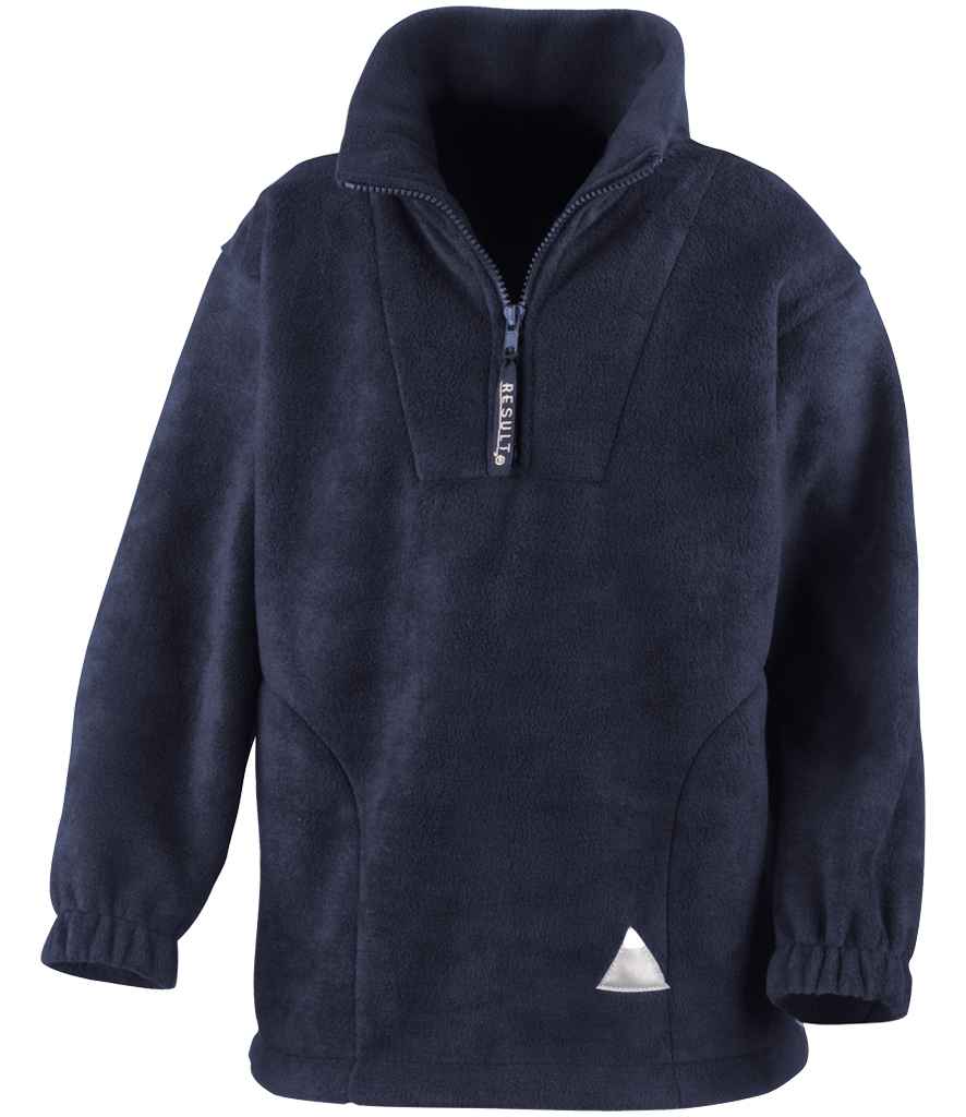 Result KidsYouths Zip Neck Polartherm Fleece