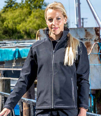 Result WorkGuard Ladies Treble Stitch Soft Shell Jacket