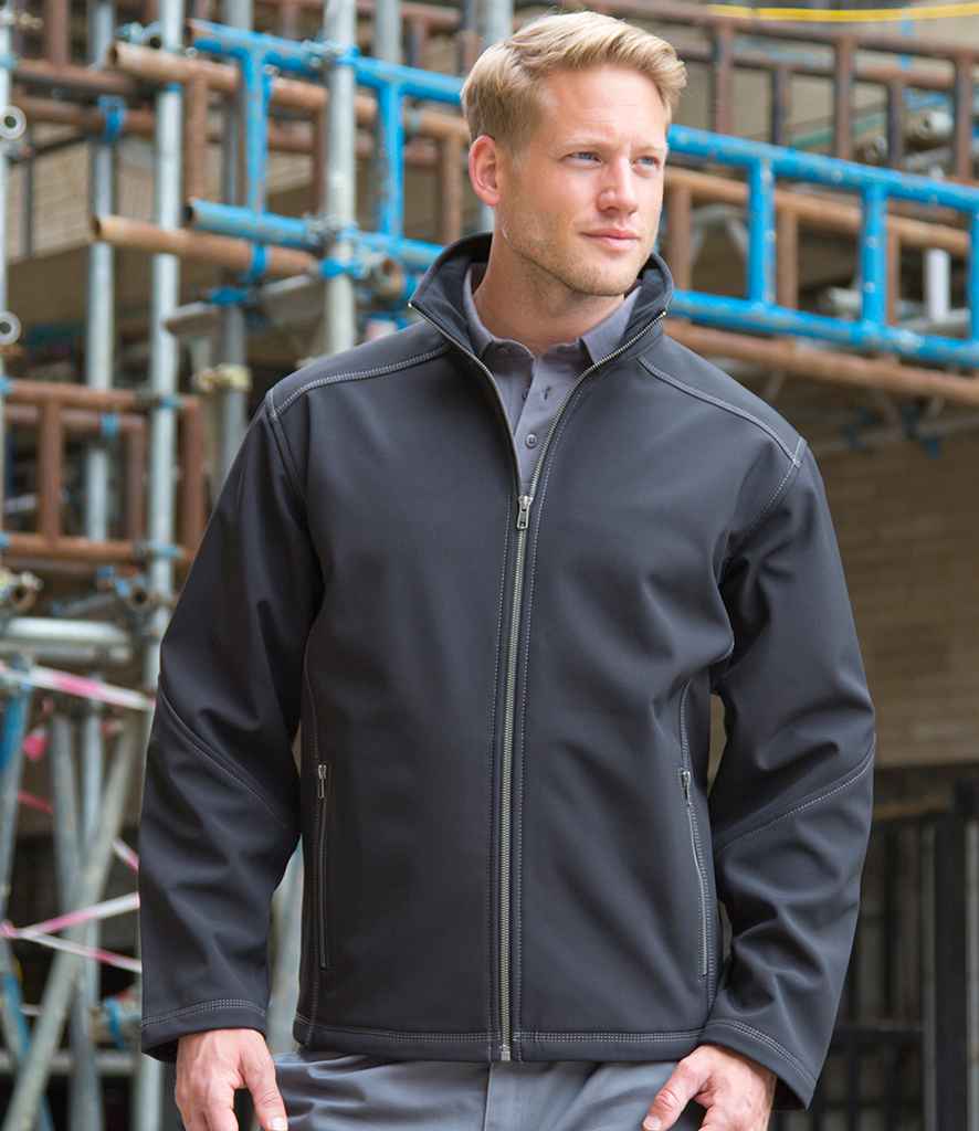 Result WorkGuard Treble Stitch Soft Shell Jacket
