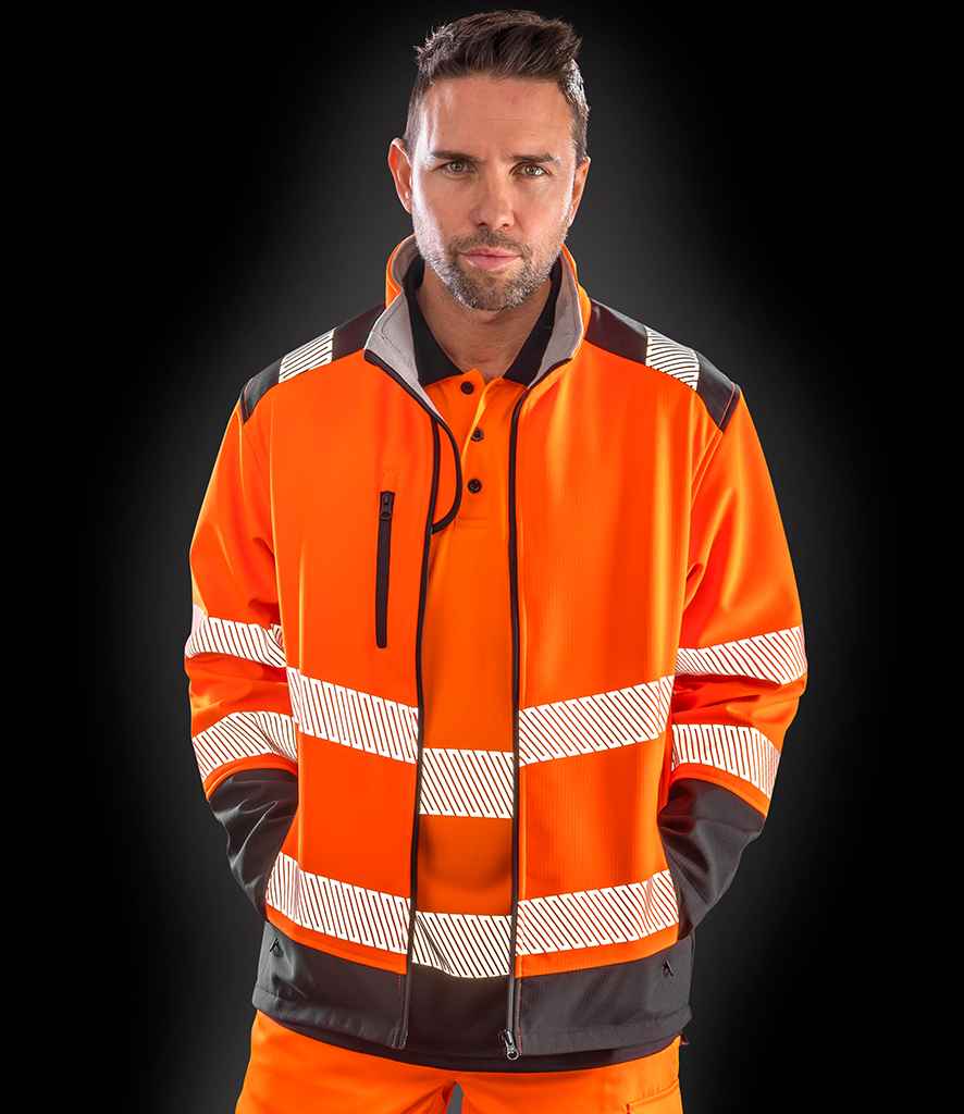 Result SafeGuard Printable Ripstop Safety Soft Shell Jacket