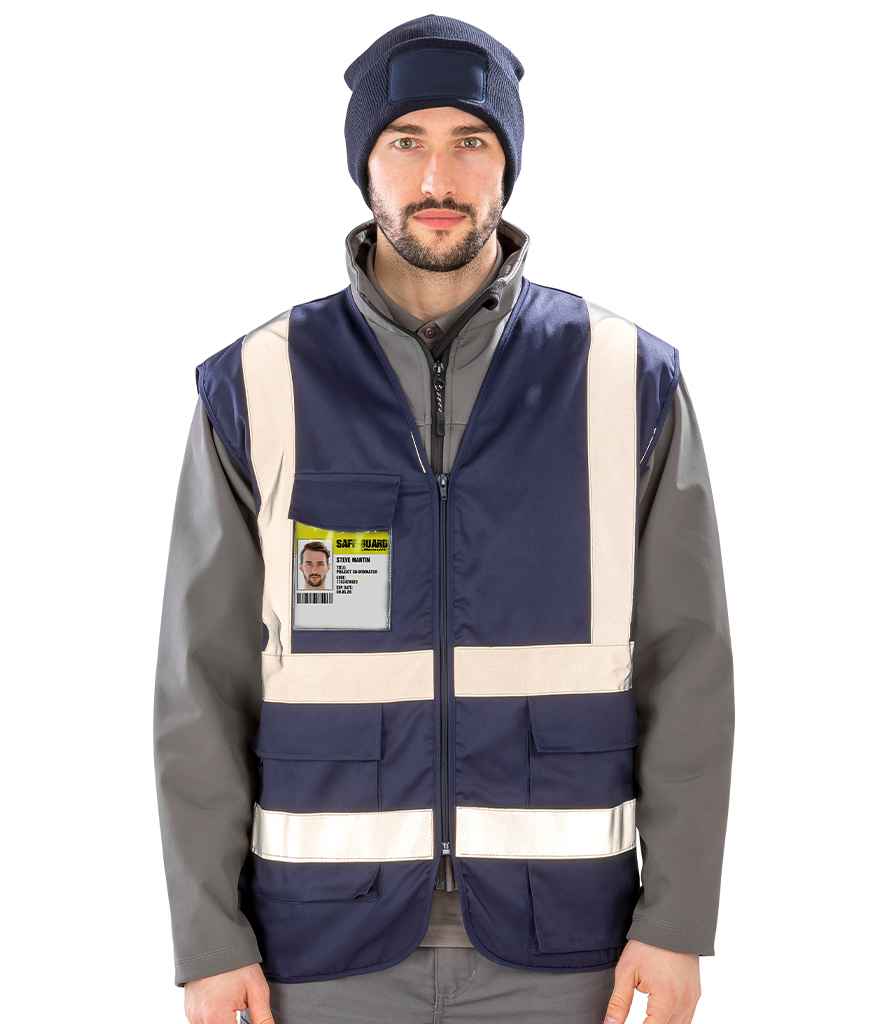 Result SafeGuard Heavy Duty PolyCotton Security Vest