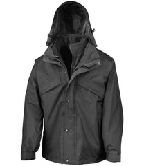 Result 3in1 Waterproof Zip and Clip Fleece Lined Jacket