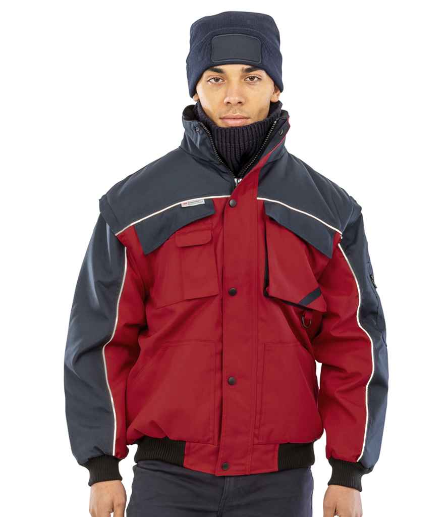 Result WorkGuard Zip Sleeve Heavy Duty Jacket
