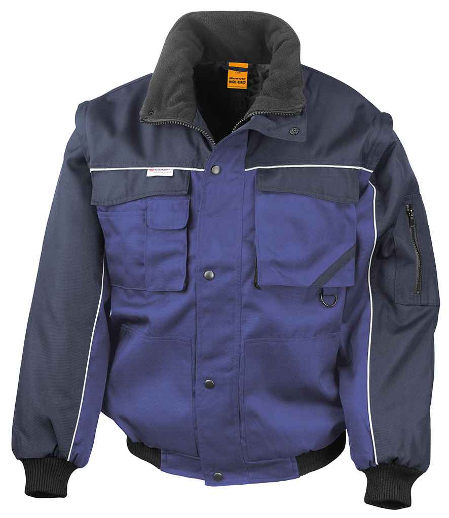Result WorkGuard Zip Sleeve Heavy Duty Jacket