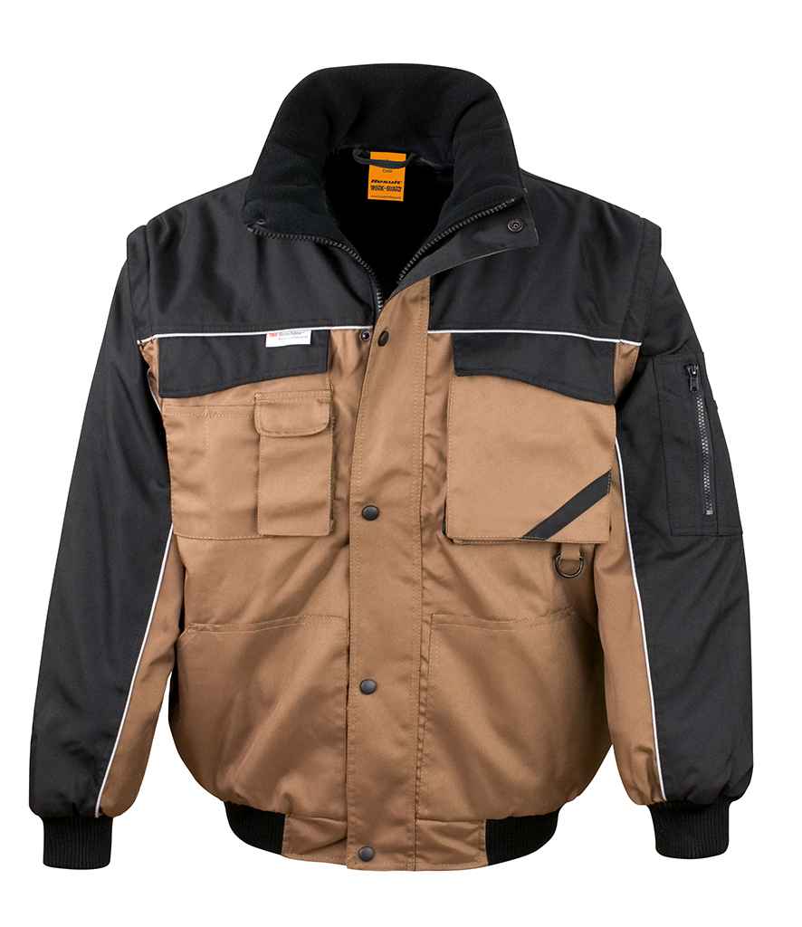 Result WorkGuard Zip Sleeve Heavy Duty Jacket