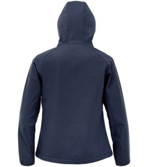Result Genuine Recycled Ladies Three Layer Printable Hooded Soft Shell Jacket