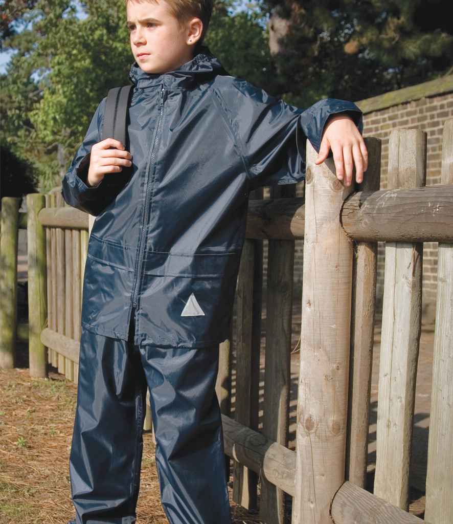 Result Kids Waterproof JacketTrouser Suit in Carry Bag