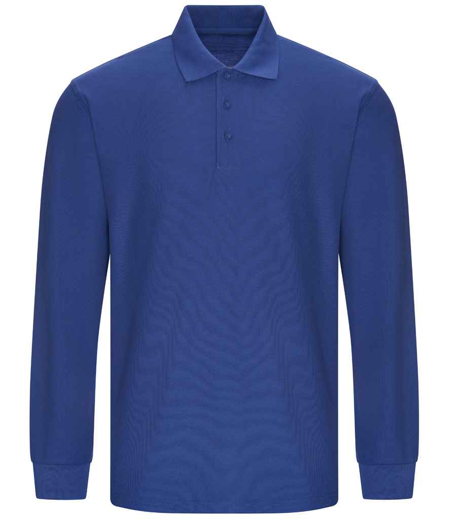 Pro RTX Pro Long Sleeve Piqu Polo Shirt