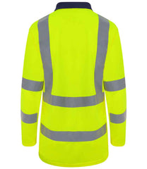 Pro RTX High Visibility Long Sleeve Polo Shirt