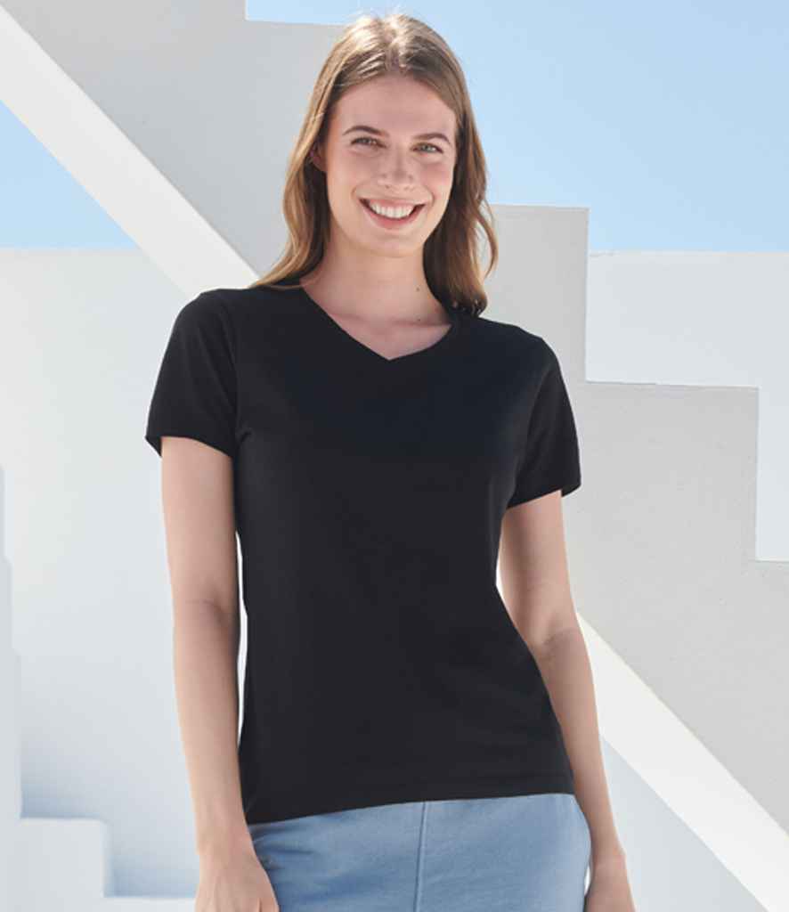 SF Clothing Ladies Feel Good Stretch V Neck TShirt
