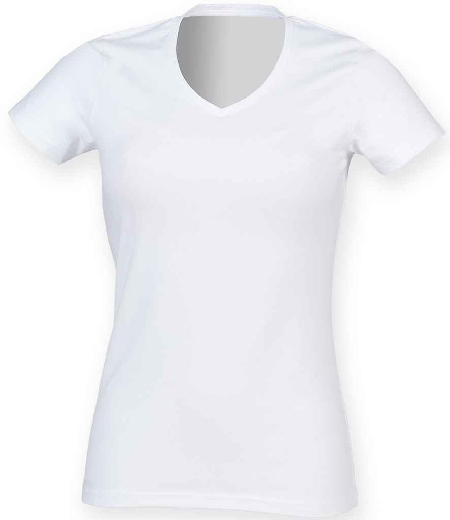 SF Clothing Ladies Feel Good Stretch V Neck TShirt