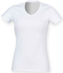 SF Clothing Ladies Feel Good Stretch V Neck TShirt